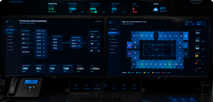 Integrated IPTV + GRMS Solution