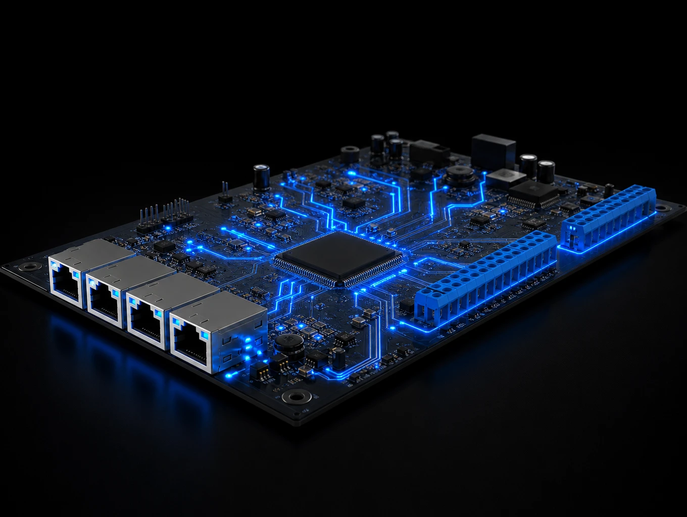 Multi-Protocol Bus Bridging (RS-485 / KNX / PoE) & Sub-50ms Local Execution