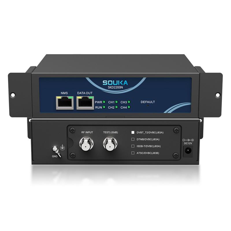 DVB to IP Gateway with DVB-T/-T2/-C Input