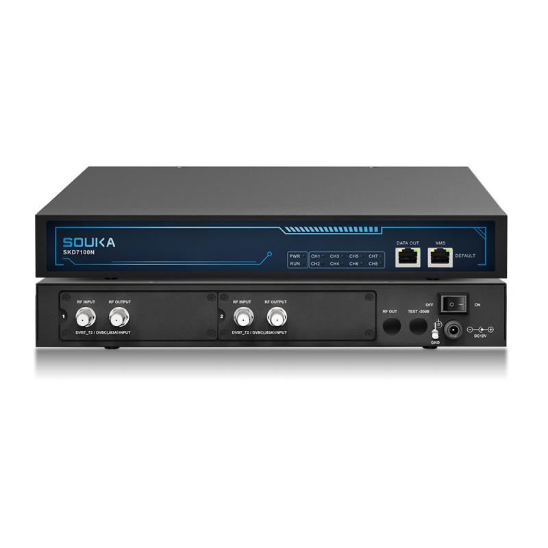 DVB Streamer with DVB-T/-T2/-C Input and IP output