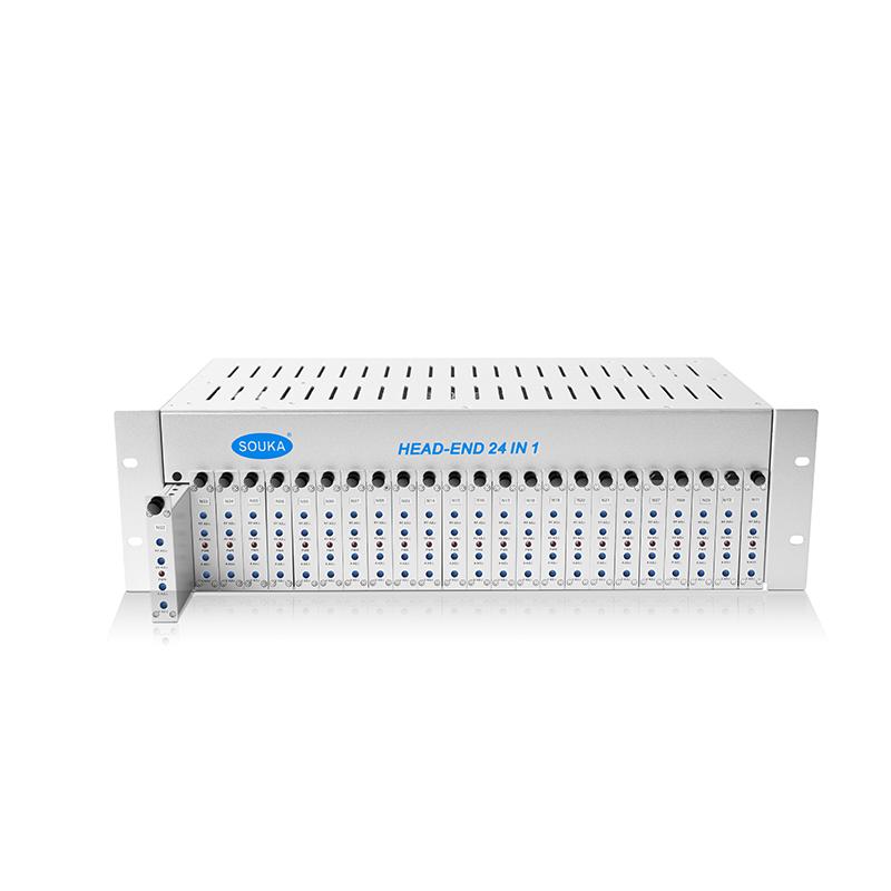 24 IN 1 Analog Fixed Channel Modulator Headend