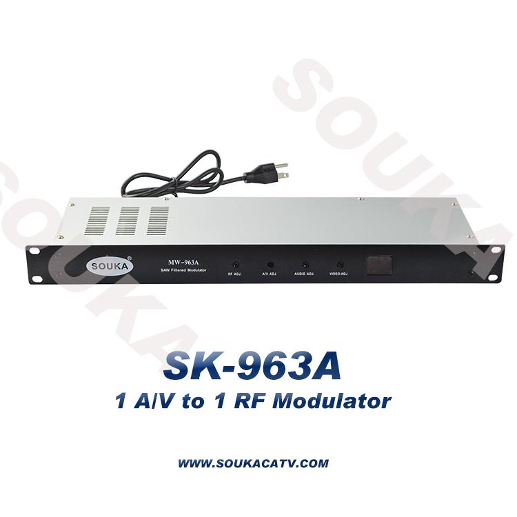 Single Channel Modulator for hotel cable system