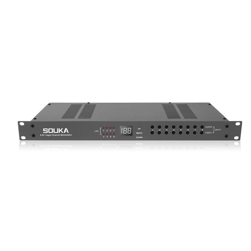 8 IN 1 Agile TV Modulator for Cable TV System