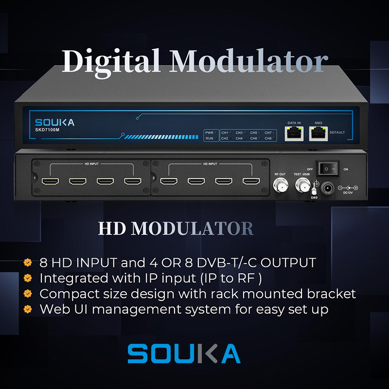 hd to dvb-t digital modulator