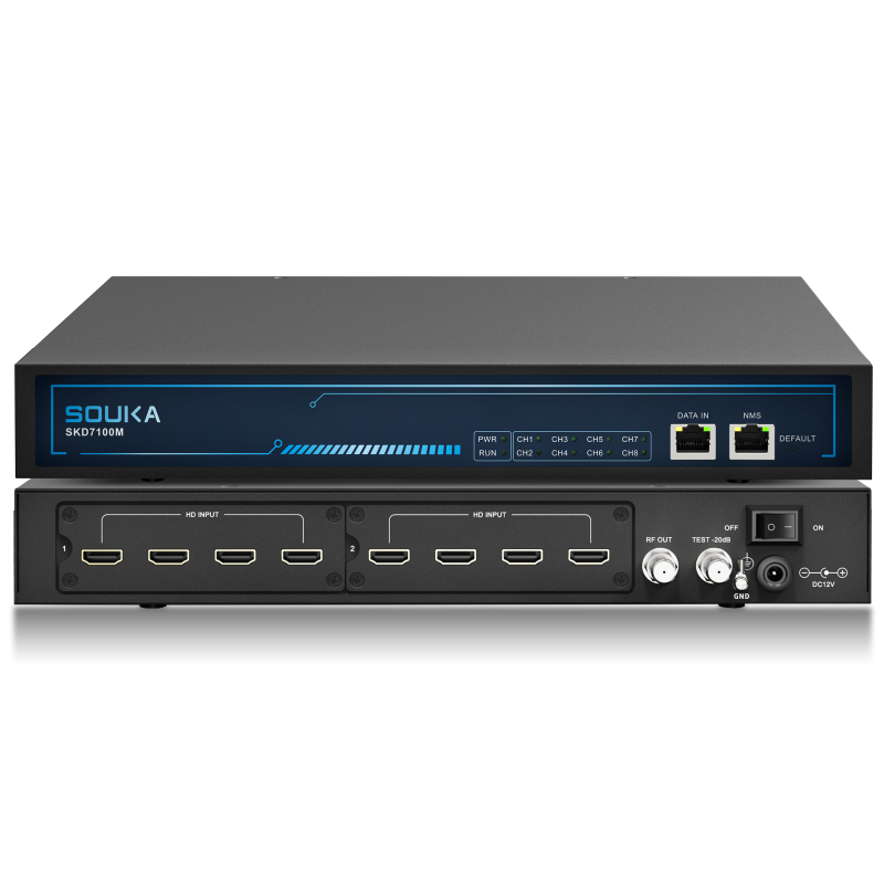 4 or 8 IN 1 HD Encoder Modulator for Digital TV System
