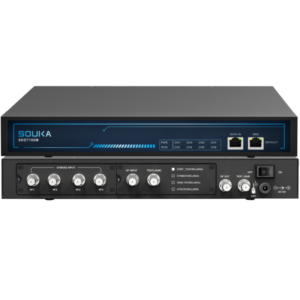 4 DVBS/S2 and 4 FTA DVB-C/T/T2 to RF Modulator