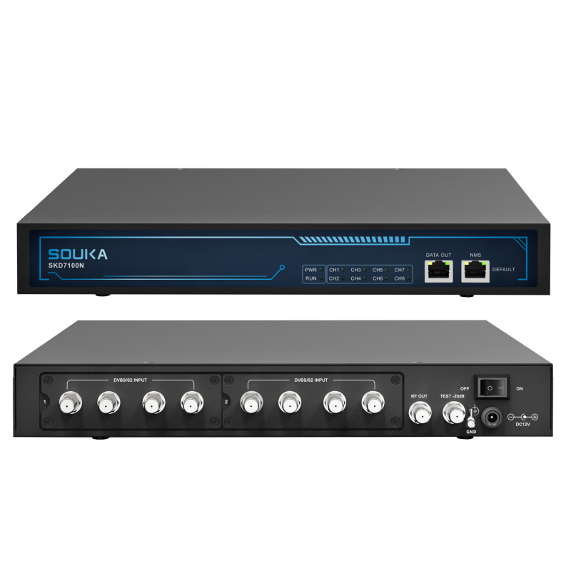 DVB-S/S2 Satellite Digital Modulator with IP and RF output