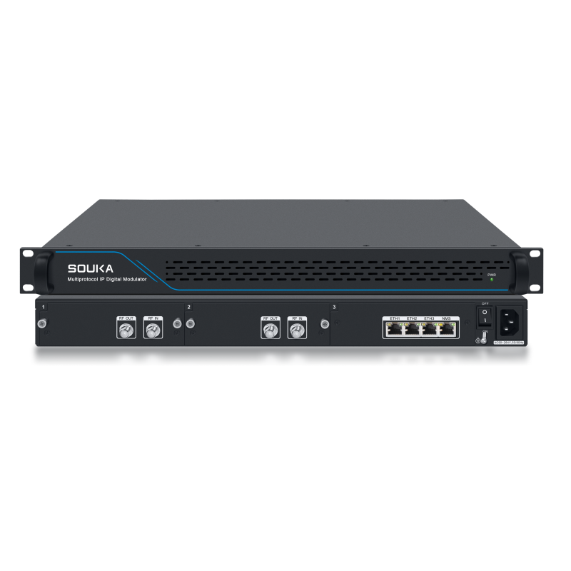 Ip QAM Modulator with Multi-protocol IP Input